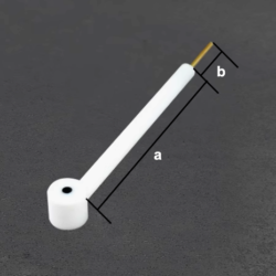 L-shape Glassy Carbon Disc Electrode (PTFE)