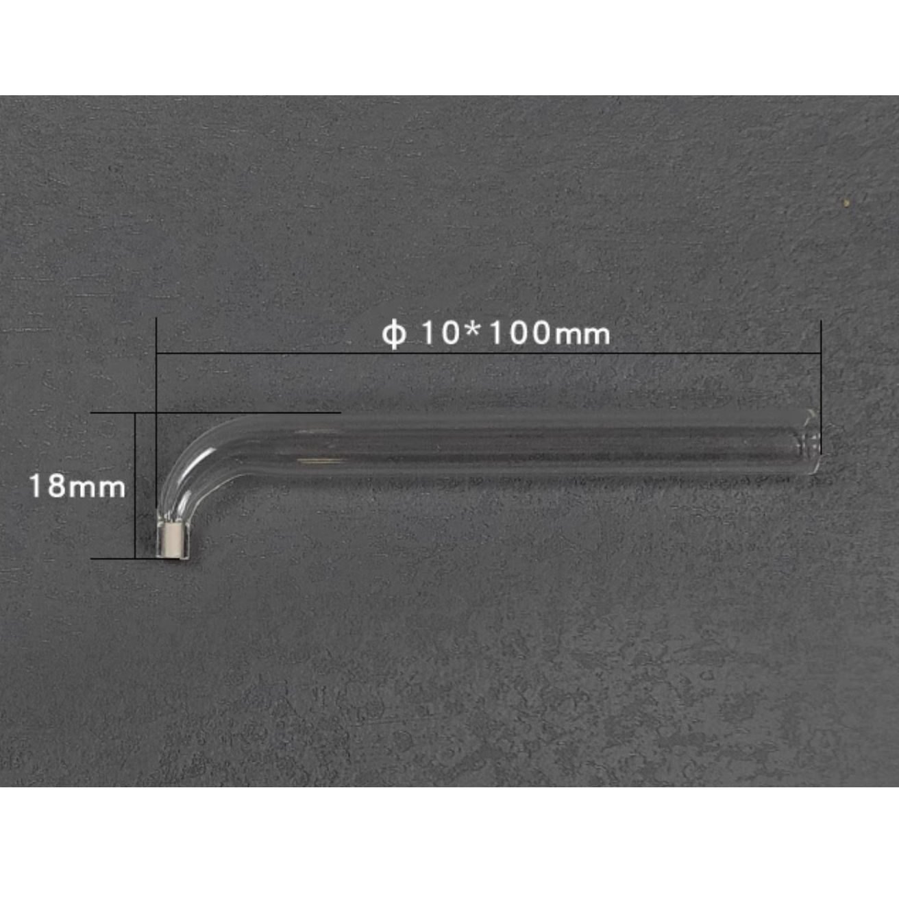 Glass Bent Salt Bridge (6mm/4mm)