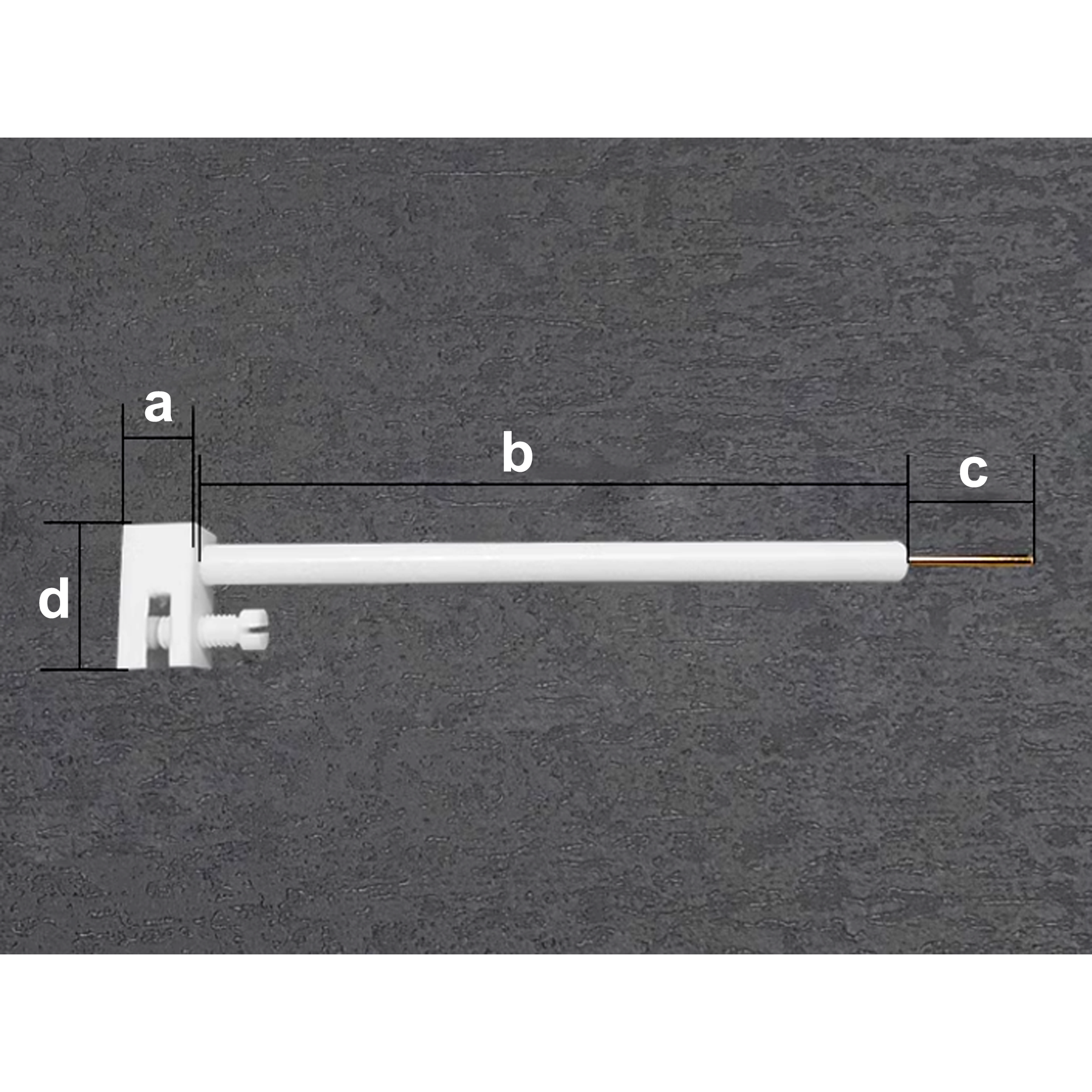 Platinum L-shape Electrode Holder (PTFE)