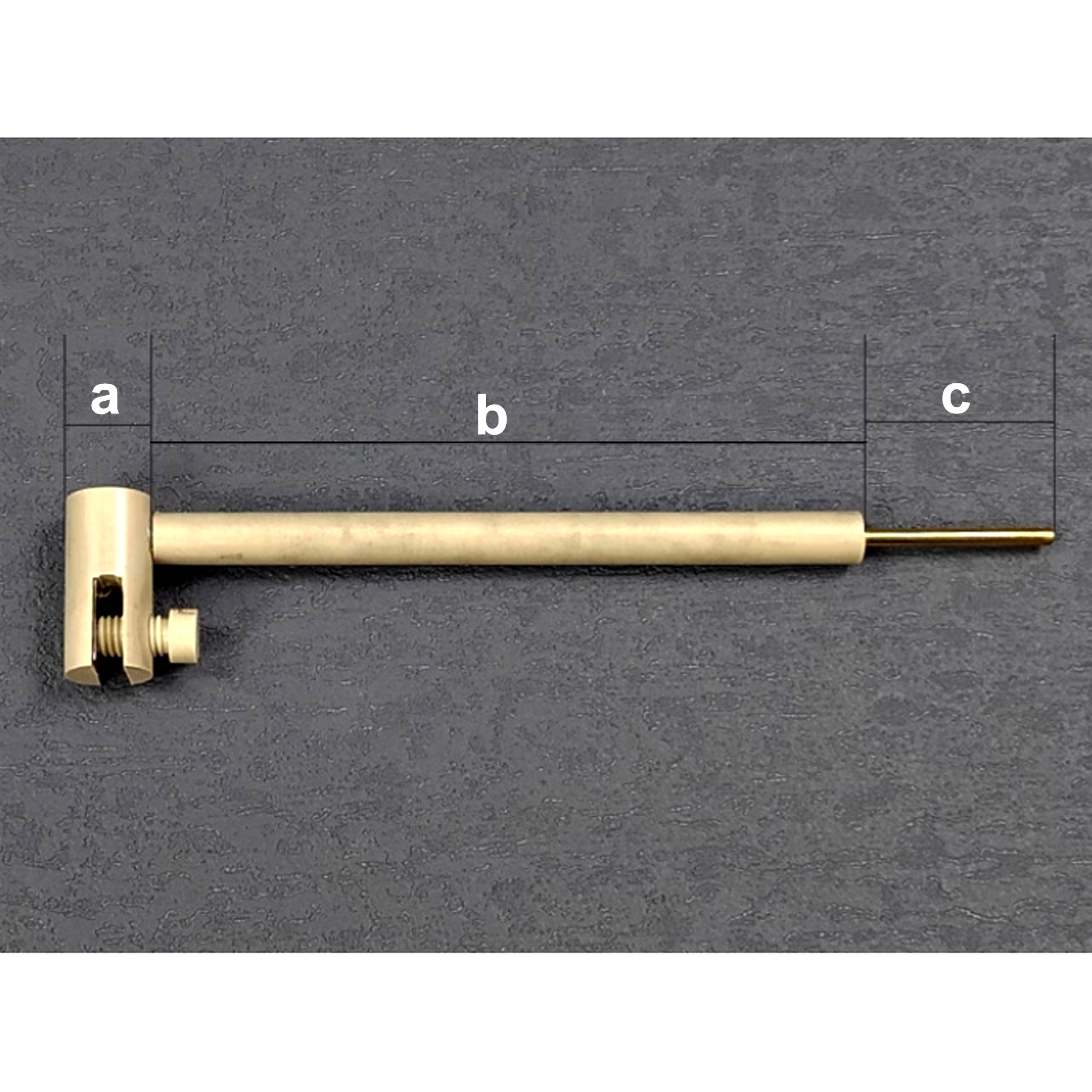 Platinum L-shape Electrode Holder (PEEK)