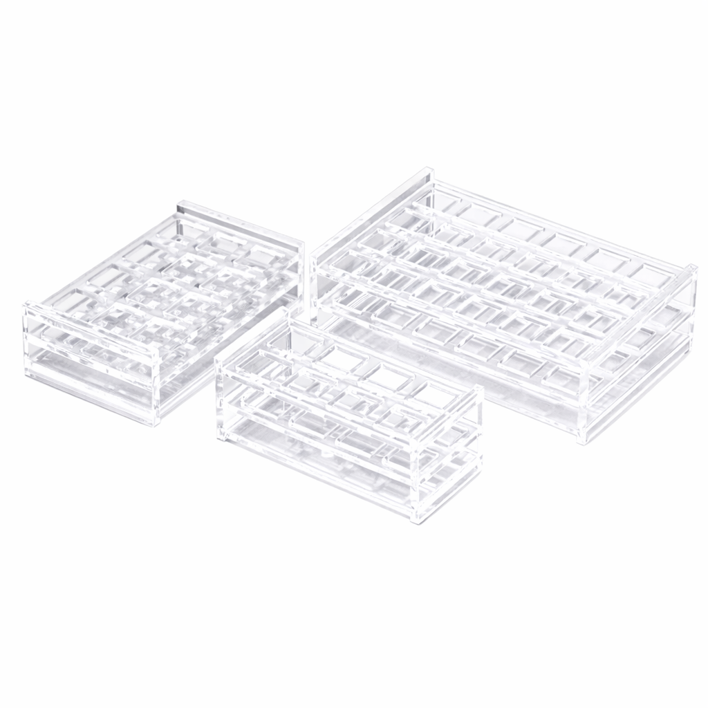 Acrylic Cuvette Rack for 10 mm Optical Path Cuvettes - Image 2