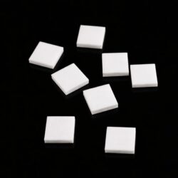 Square Alumina (Al2O3) Ceramic Substrates, 20 pcs/pack
