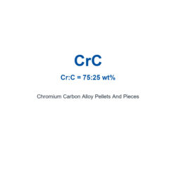 Chromium Carbon Alloy (CrC) Pellets And Pieces, 99% Purity (Request Current Price)