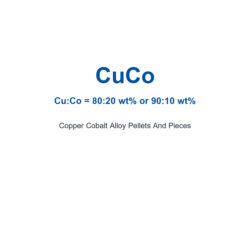Copper Cobalt Alloy (CuCo) Pellets And Pieces, 99.9% Purity (Request Current Price)