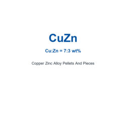 Copper Zinc Alloy (CuZn) Pellets And Pieces, 99.99% Purity (Request Current Price)