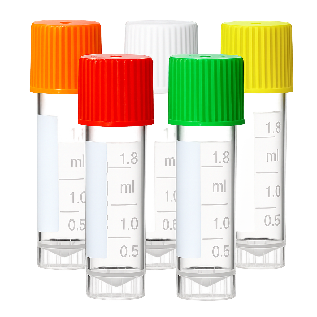 Cryogenic Vials, Self-Standing, with Silicone O-Ring Seal - Image 3