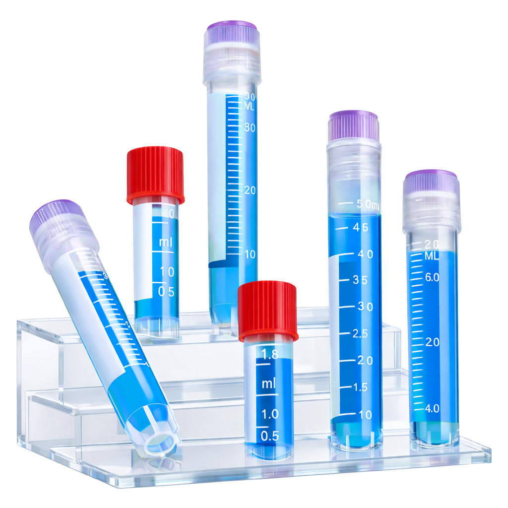 Cryogenic Vials, Self-Standing, with Silicone O-Ring Seal - Image 2