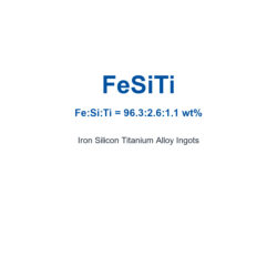 Iron Silicon Titanium Alloy (FeSiTi) Ingots, 99.9% Purity (Request Current Price)