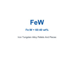 Iron Tungsten Alloy (FeW) Pellets And Pieces, 99.9% Purity (Request Current Price)