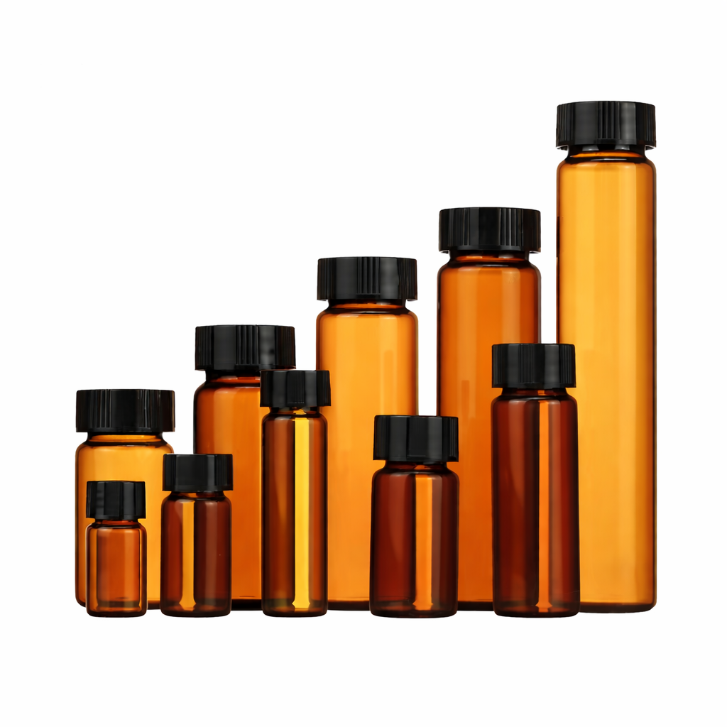 Glass Sample Vials with Screw Cap - Image 2