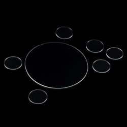 Circular ITO Conductive Glass Substrates,10 Ω/sq, 20 pcs/pack