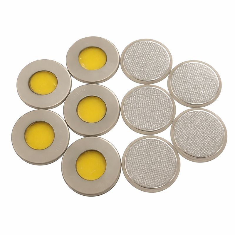 CR/LIR2016 Aluminum-Coated Coin Cell Case with XRD Kapton Window (5 Sets)