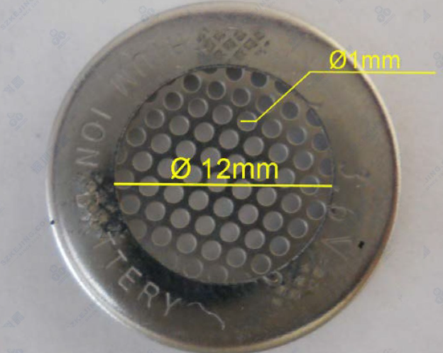CR/LIR2016 Mesh-Punched Air Coin Cell Case (100 Sets/Pack) - Image 2
