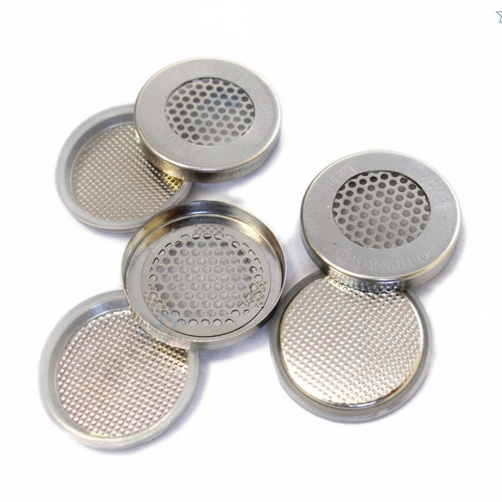 CR/LIR2032 Mesh-Punched Air Coin Cell Case (100 Sets/Pack)