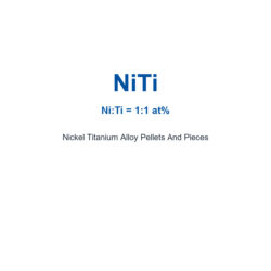 Nickel Titanium Alloy (NiTi) Pellets And Pieces, 99.99% Purity (Request Current Price)