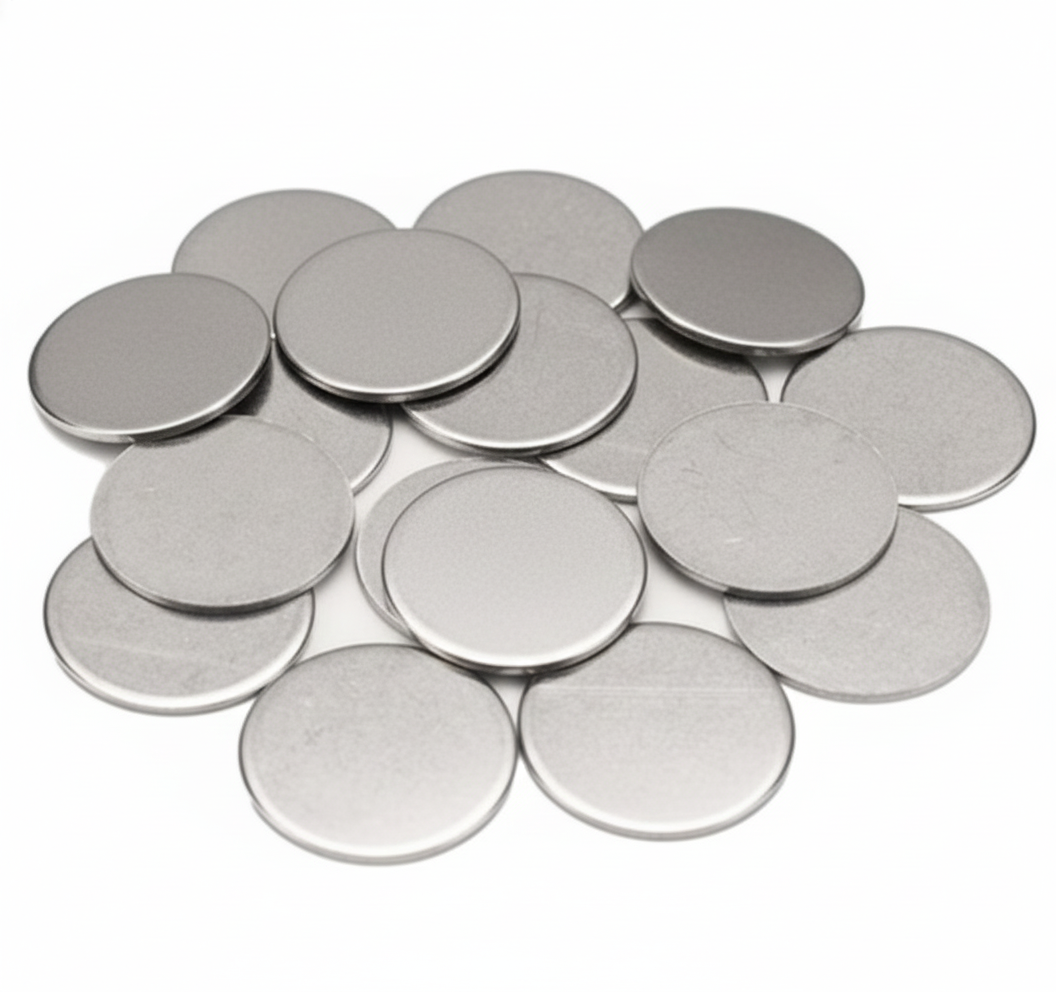 Stainless Steel Spacer for coin Cells (100 Sets/Pack)