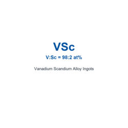 Vanadium Scandium Alloy (VSc) Ingots, 99.9% Purity (Request Current Price)