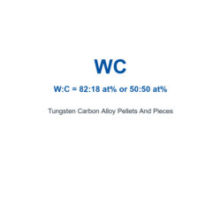 Tungsten Carbon Alloy (WC) Pellets And Pieces, 99.99% Purity (Request Current Price)